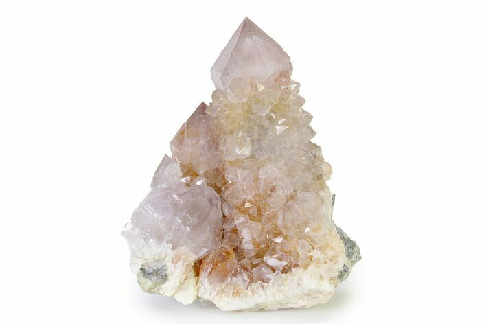 Lustrous Cactus Quartz Crystal Cluster - South Africa #336763